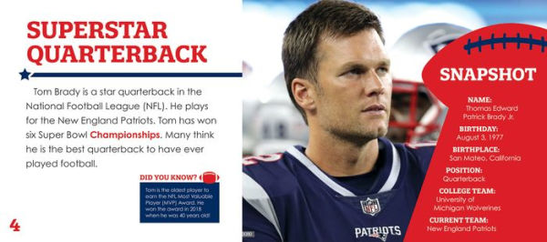 Tom Brady: Superstar Quarterback