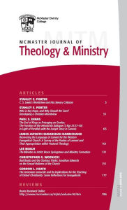 Title: McMaster Journal of Theology and Ministry: Volume 16, 2014-2015, Author: Hughson T Ong