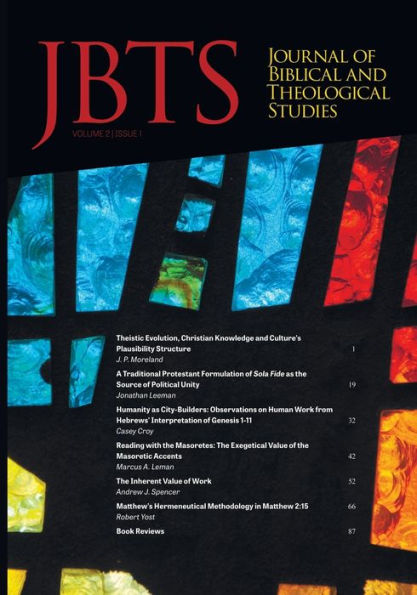 Journal of Biblical and Theological Studies