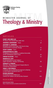 Title: McMaster Journal of Theology and Ministry: Volume 18, 2016-2017, Author: David J Fuller