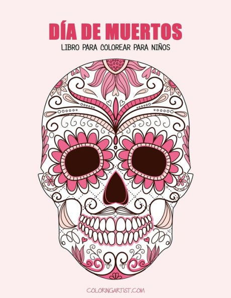 Día de Muertos libro para colorear para niños 1