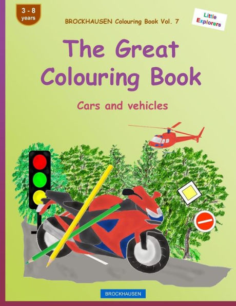 BROCKHAUSEN Colouring Book Vol. 7 - The Great Colouring Book: Cars and vehicles