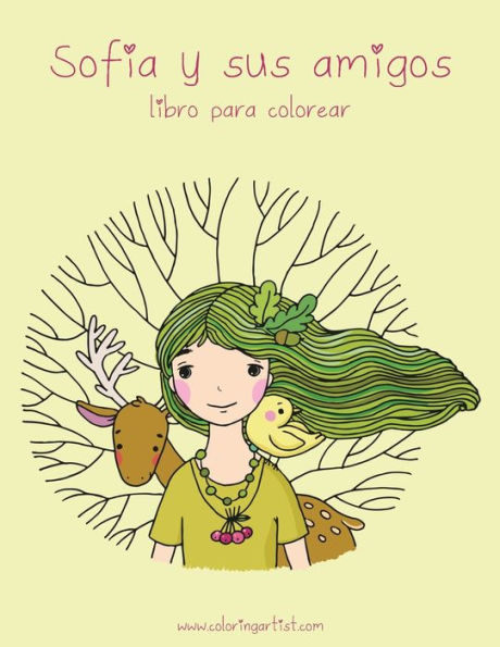 Sofía y sus amigos libro para colorear 1