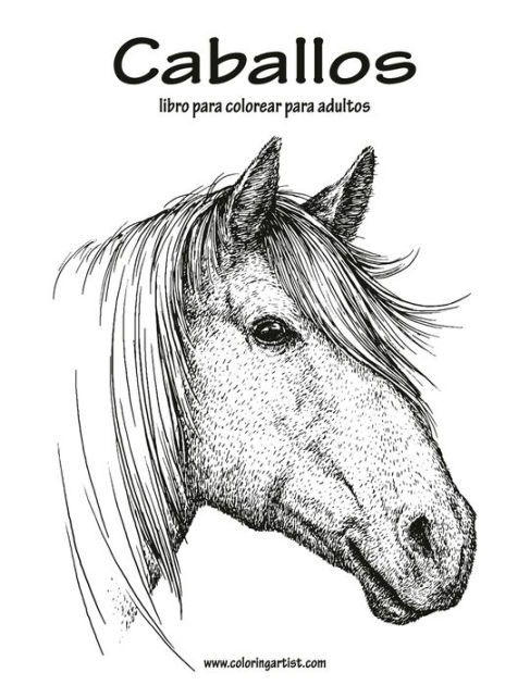 Caballos libro para colorear para adultos 1 by Nick Snels, Paperback ...