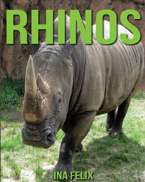 Rhinos: Children Book of Fun Facts & Amazing Photos on Animals in Nature - A Wonderful Rhinos Book for Kids aged 3-7
