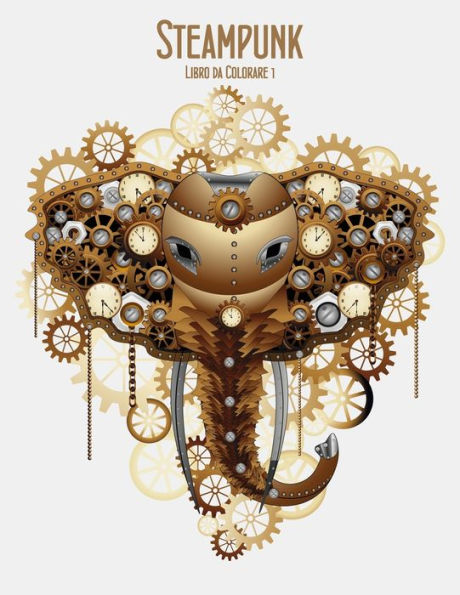 Steampunk Libro da Colorare 1