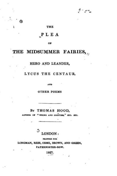 The Plea of the Midsummer Fairies, Hero and Leander, Lycus the Centaur