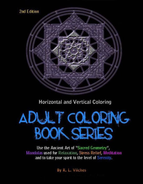 Horizontal and Vertical Coloring: Adult Coloring Book Series