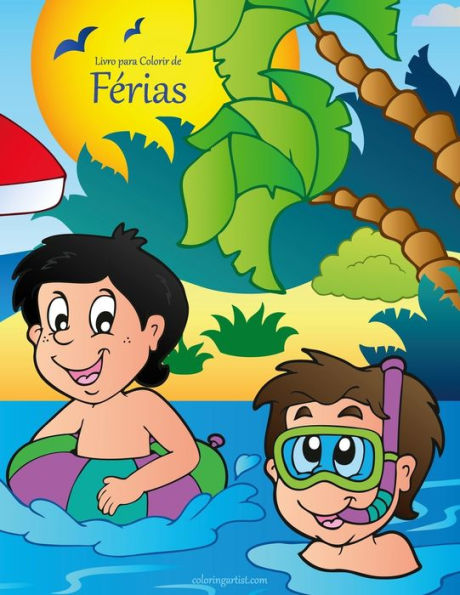 Livro para Colorir de Férias 1