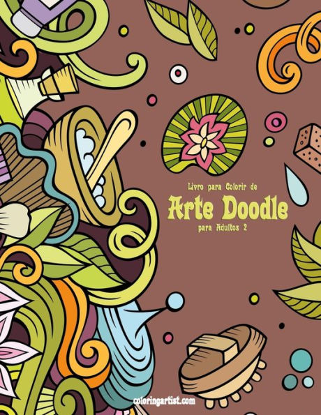 Livro para Colorir de Arte Doodle para Adultos 2