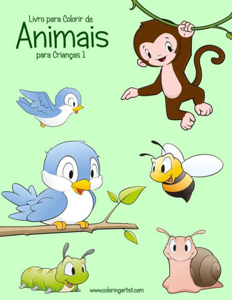 Livro para Colorir de Animais para Crianças 1