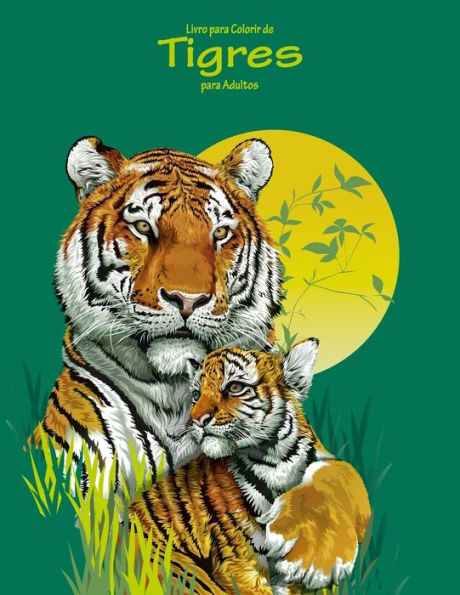 Livro para Colorir de Tigres para Adultos 1