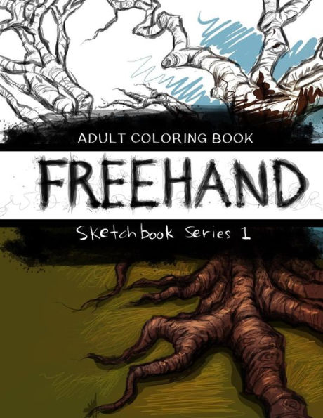 Freehand: Adult Coloring Book
