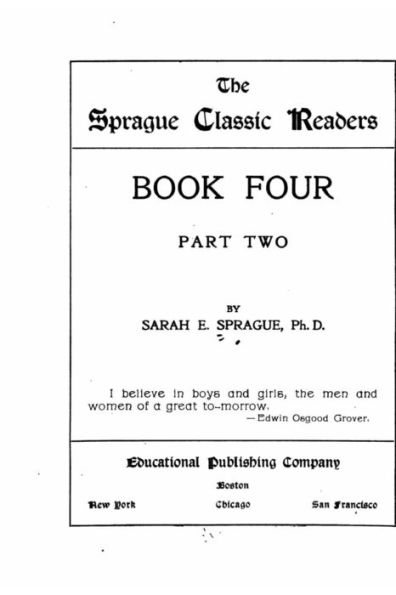 The Sprague classic reader - Book Four - Part Two