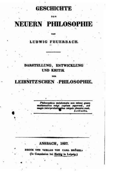 Geschichte der Neuern Philosophie