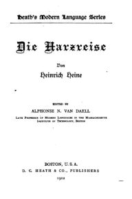 Title: Die Harzreise, Author: Heinrich Heine