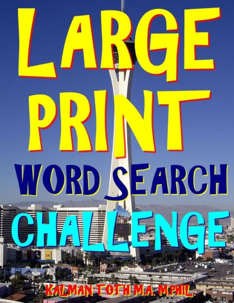 Large Print Word Search Challenge