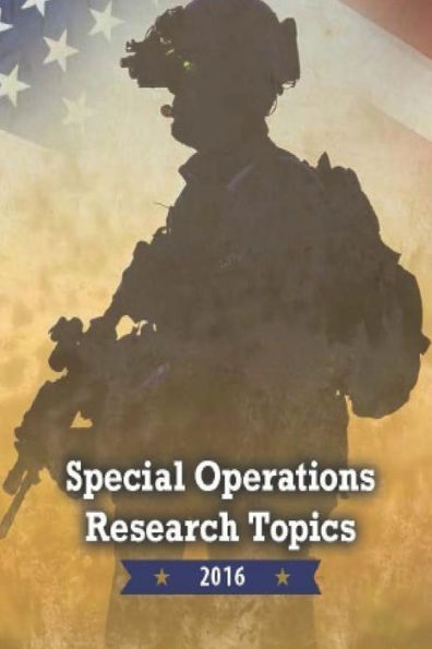 Special Operations Research Topics 2016