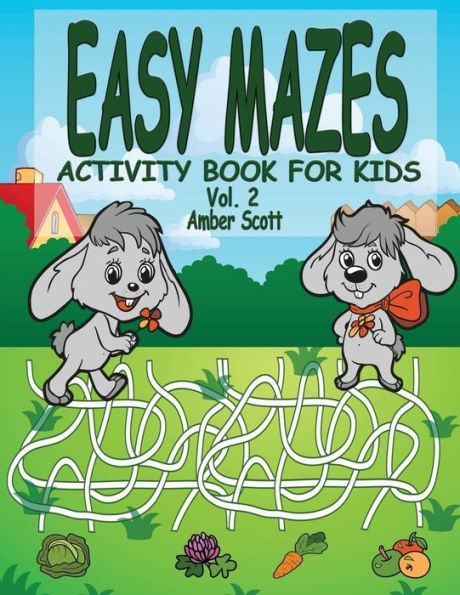 Easy Mazes Activity Book For Kids