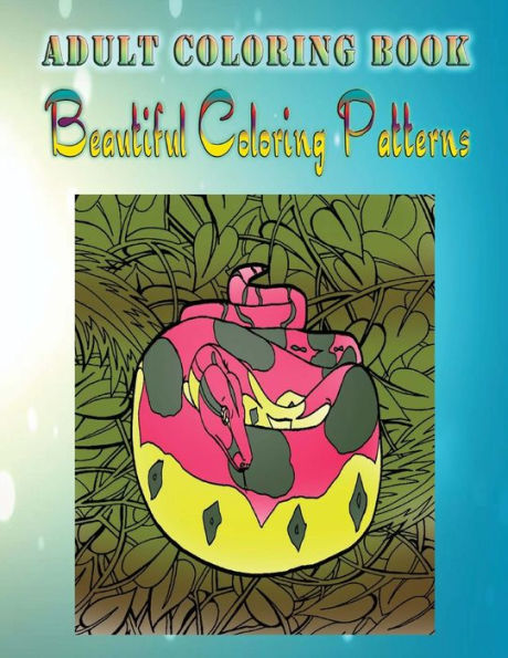 Adult Coloring Book Beautiful Coloring Patterns: Mandala Coloring Book