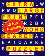 Title: EXTRA LARGE Print WORD SEARCH Puzzles, Author: Universal Puzzles