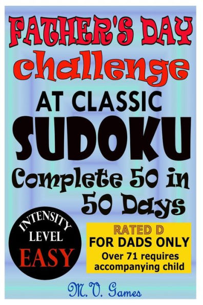 Father's Day Sudoku Challenge - Easy Level: 50 in 50 days