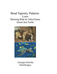 Title: Bead Tapestry Patterns Loom Morning Ride by John Emms Green Sea Turtle, Author: georgia grisolia