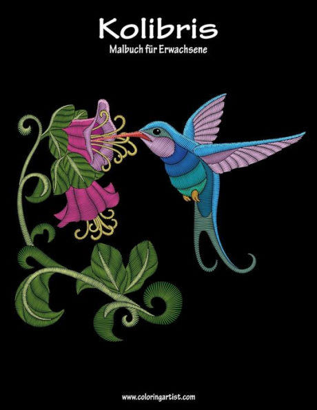 Malbuch mit Kolibris für Erwachsene 1