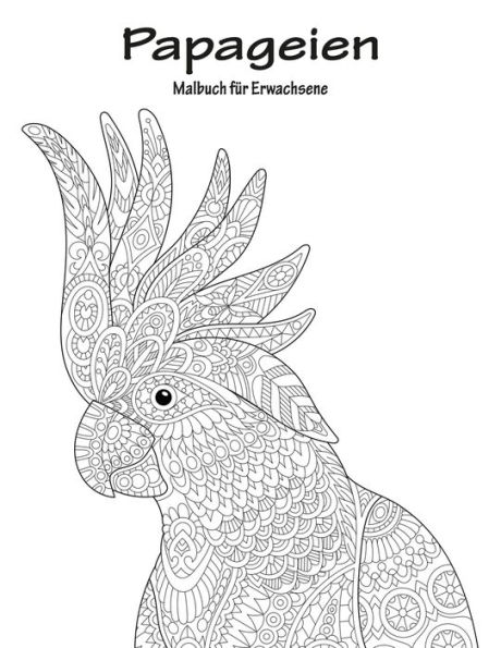 Papageien-Malbuch für Erwachsene 1