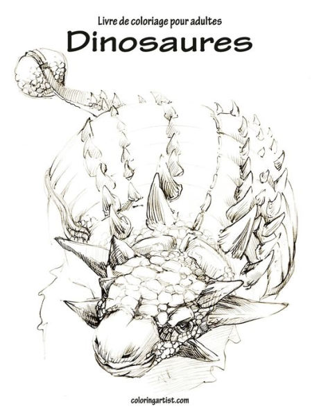 Livre de coloriage pour adultes Dinosaures 1