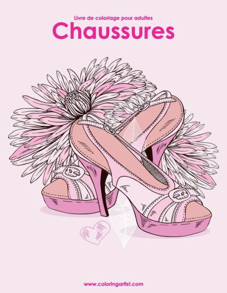 Livre de coloriage pour adultes Chaussures 1