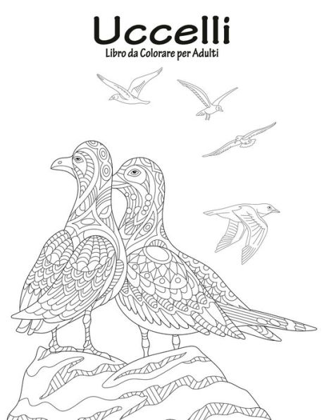Uccelli Libro da Colorare per Adulti 1
