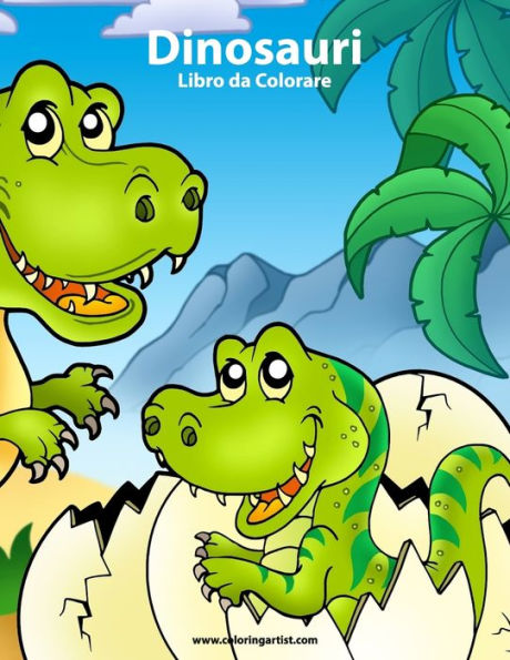 Dinosauri Libro da Colorare 1