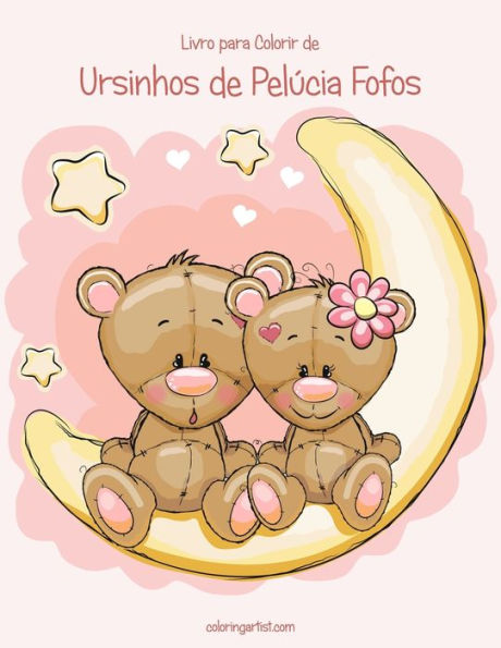 Livro para Colorir de Ursinhos de Pelúcia Fofos 1