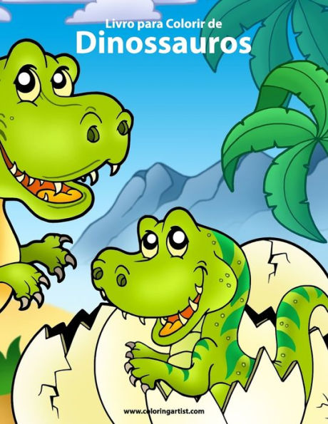 Livro para Colorir de Dinossauros 1