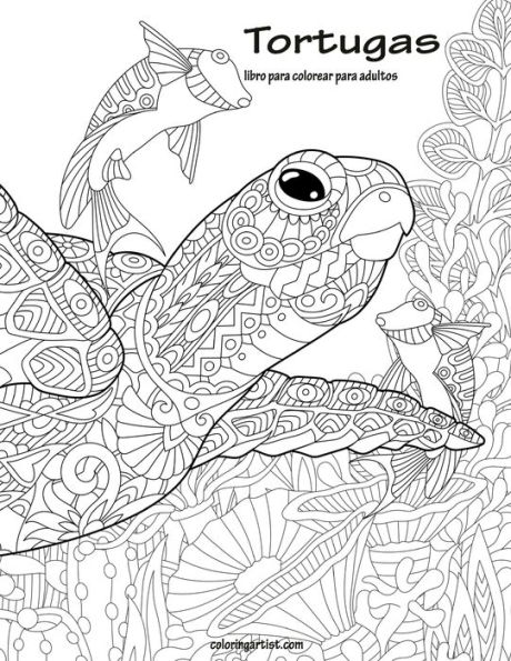 Tortugas libro para colorear para adultos 1