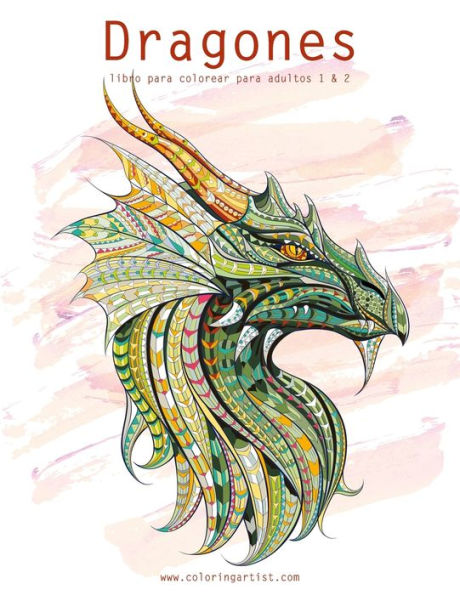 Dragones libro para colorear para adultos 1 & 2