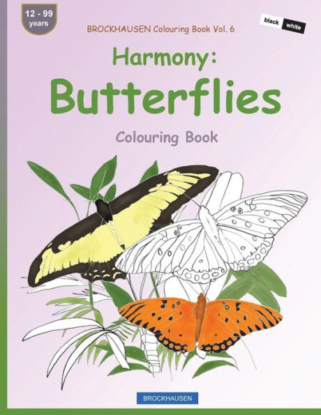 BROCKHAUSEN Colouring Book Vol. 6 - Harmony: Butterflies: Colouring Book