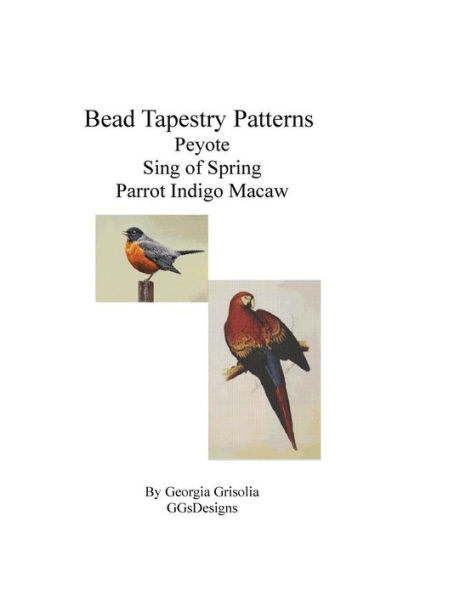 Bead Tapestry Patterns Peyote Sing Of Spring Parrot Indigo Macaw