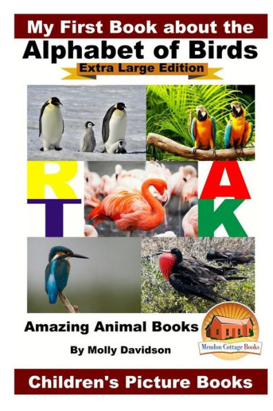 My First Book about the Alphabet of Birds - Extra Large Edition - Amazing Animal Books - Children's Picture Books