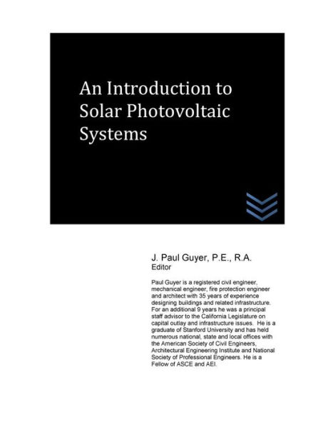An Introduction to Solar Photovoltaic Systems
