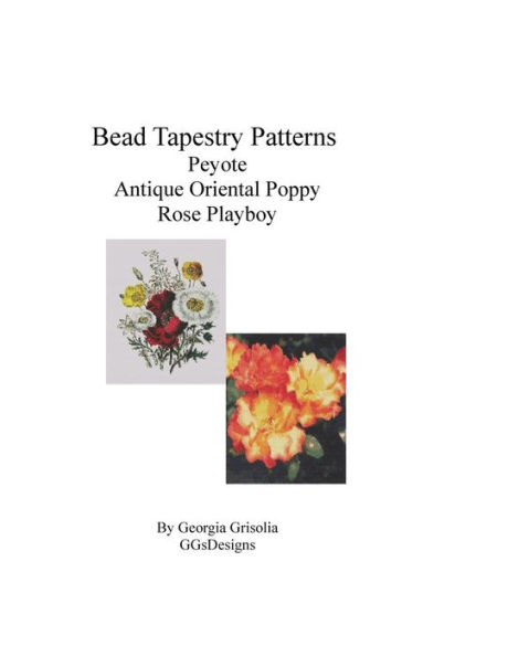 Bead Tapestry Patterns Peyote Antique Oriental Poppy Rose Playboy