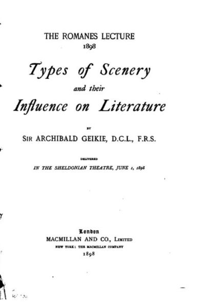 Types of scenery and their influence on literature
