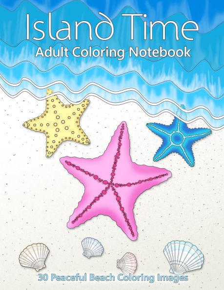 Island Time Adult Coloring Notebook