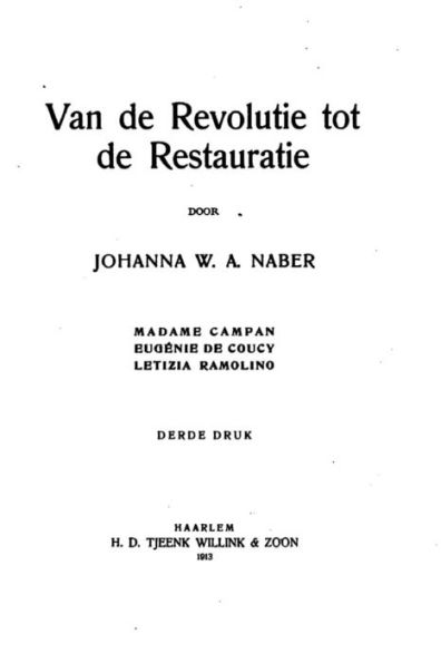 Van de revolutie tot de restauratie