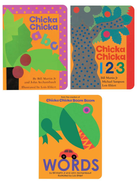 Chicka Chicka ABCs and 123s Collection (Boxed Set): Chicka Chicka ABC; Chicka Chicka 1, 2, 3; Words