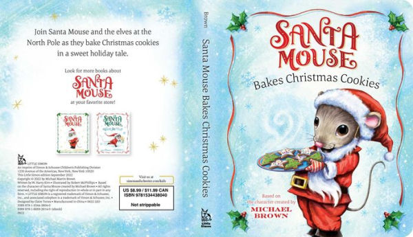 Santa Mouse Bakes Christmas Cookies
