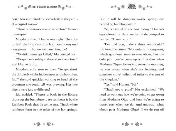 The Frozen Rainbow (Snow Sisters #3)