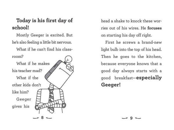 Geeger the Robot Goes to School: A QUIX Book