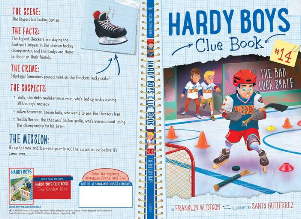 The Bad Luck Skate (Hardy Boys Clue Book Series #14) by